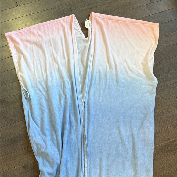 Lovely Melody Ombré Soft Pastel Pink and Blue Kimono - Picture 3 of 8